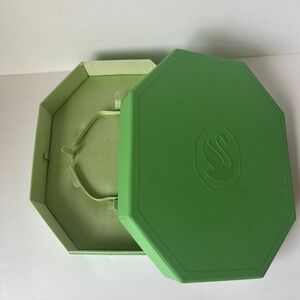 Swarovski Large Green Empty Gift Box for Necklaceo Swan 8.5"x7"
